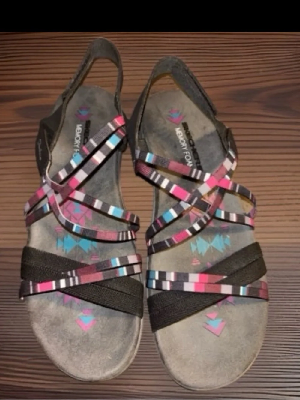 Skechers Reggae Slim Daydream Believer sandals. Women’s size 9.5